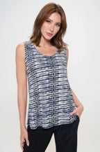 Ity Print Sleeveless Tank Top | Mixtshop LLC
