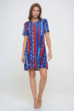 Short-sleeved Knee-length Dress | Mixtshop LLC
