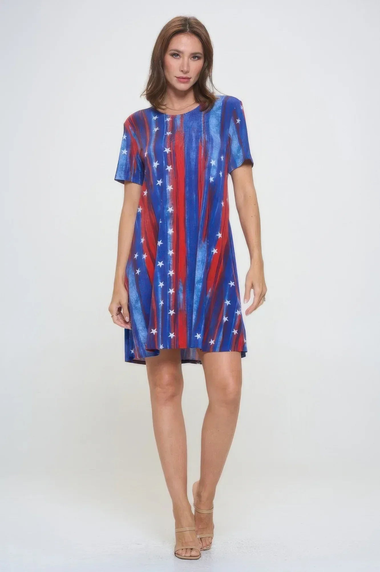 Short-sleeved Knee-length Dress | Mixtshop LLC
