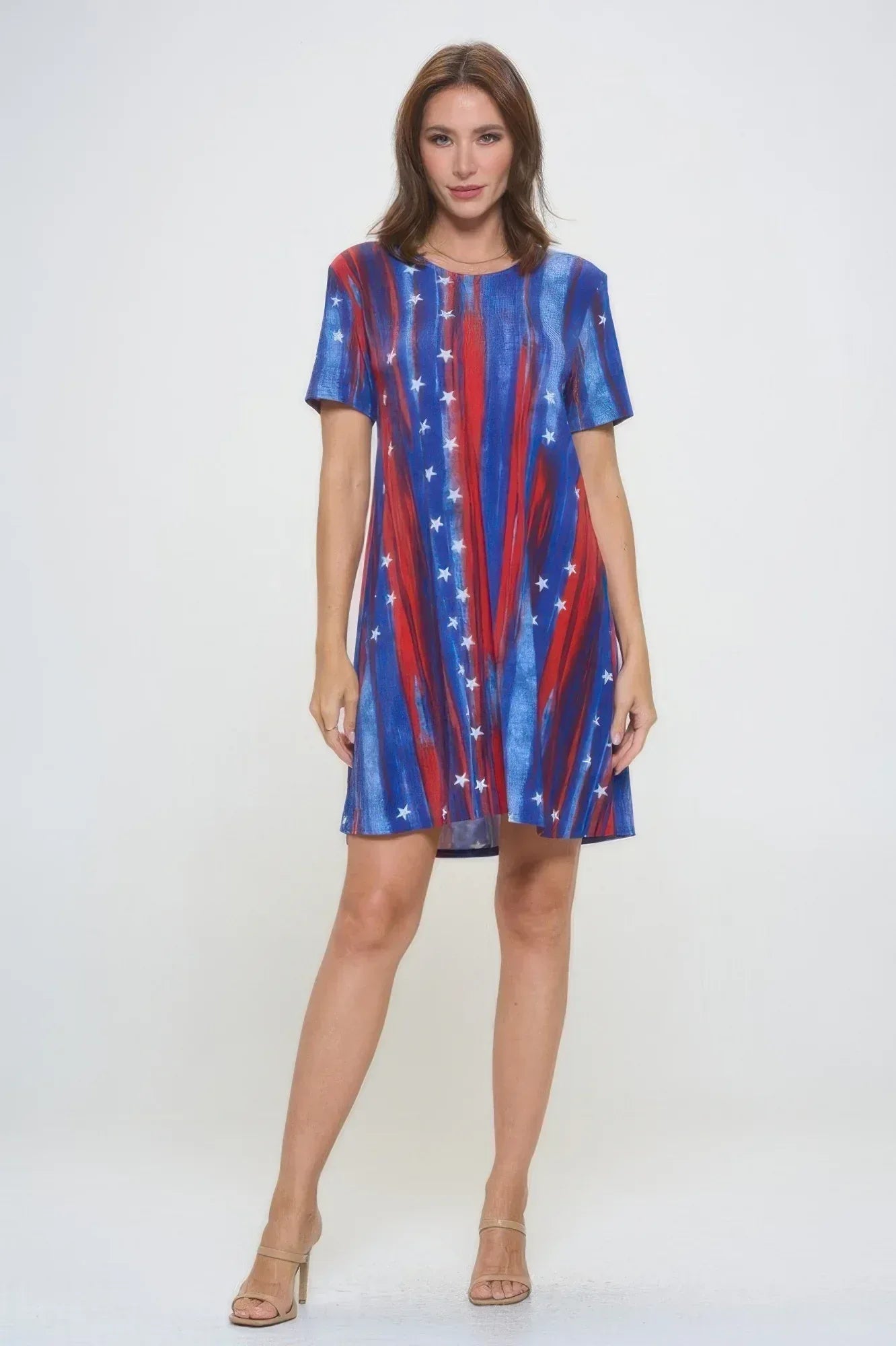 Short-sleeved Knee-length Dress | Mixtshop LLC