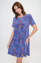 Short-sleeved Knee-length Dress | Mixtshop LLC