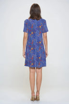 Short-sleeved Knee-length Dress | Mixtshop LLC