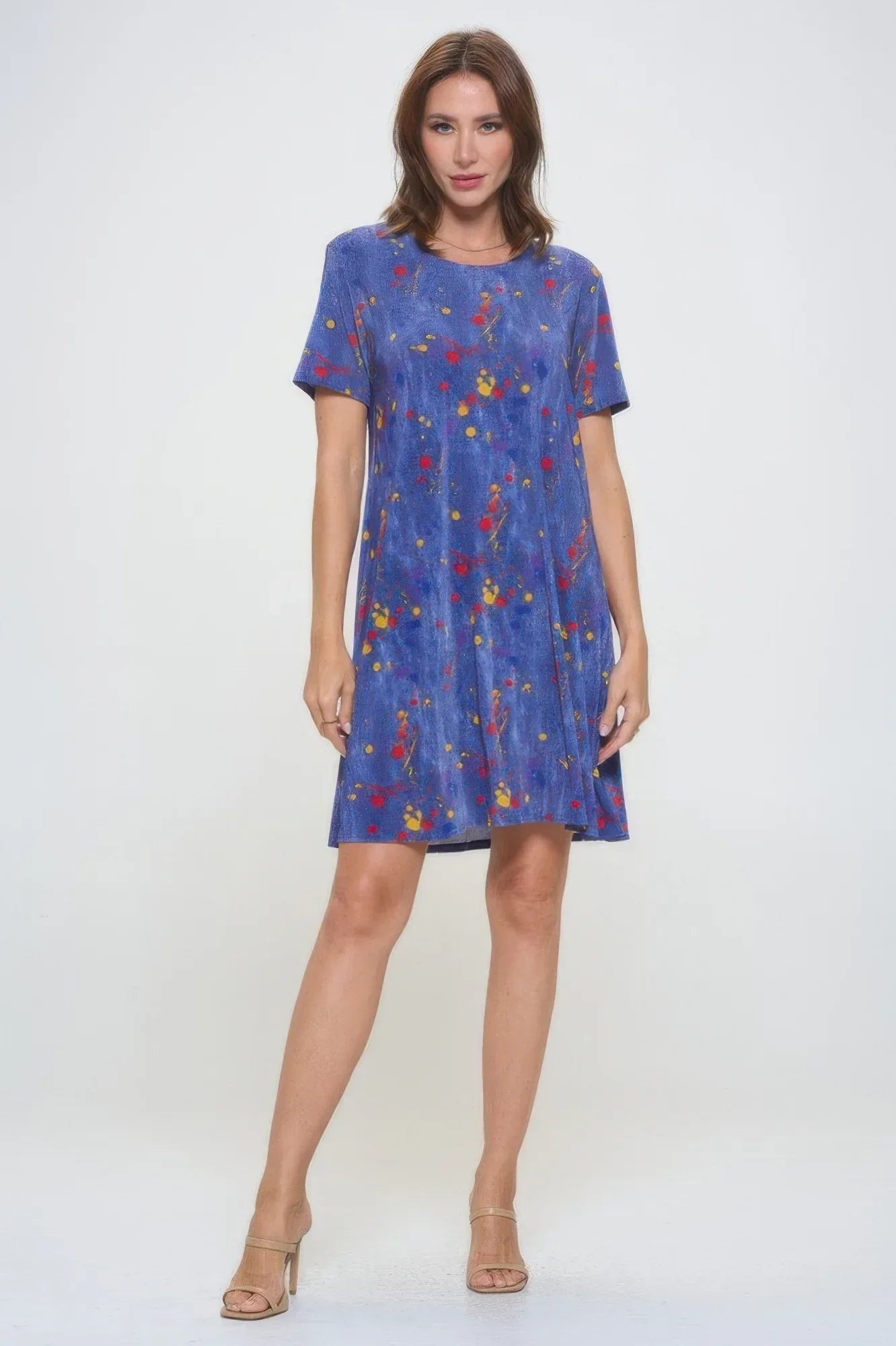 Short-sleeved Knee-length Dress | Mixtshop LLC