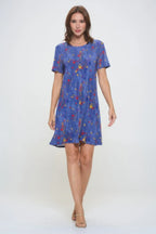Short-sleeved Knee-length Dress | Mixtshop LLC