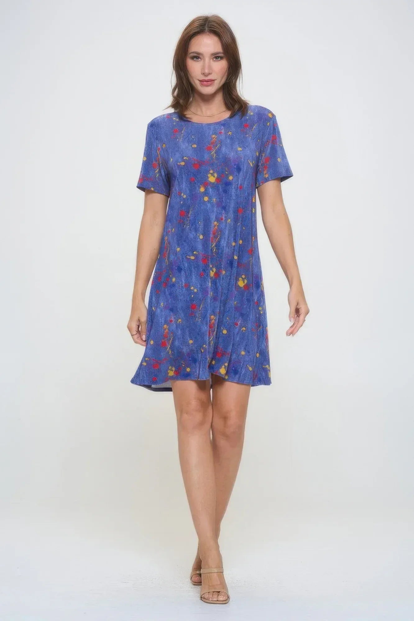 Short-sleeved Knee-length Dress | Mixtshop LLC