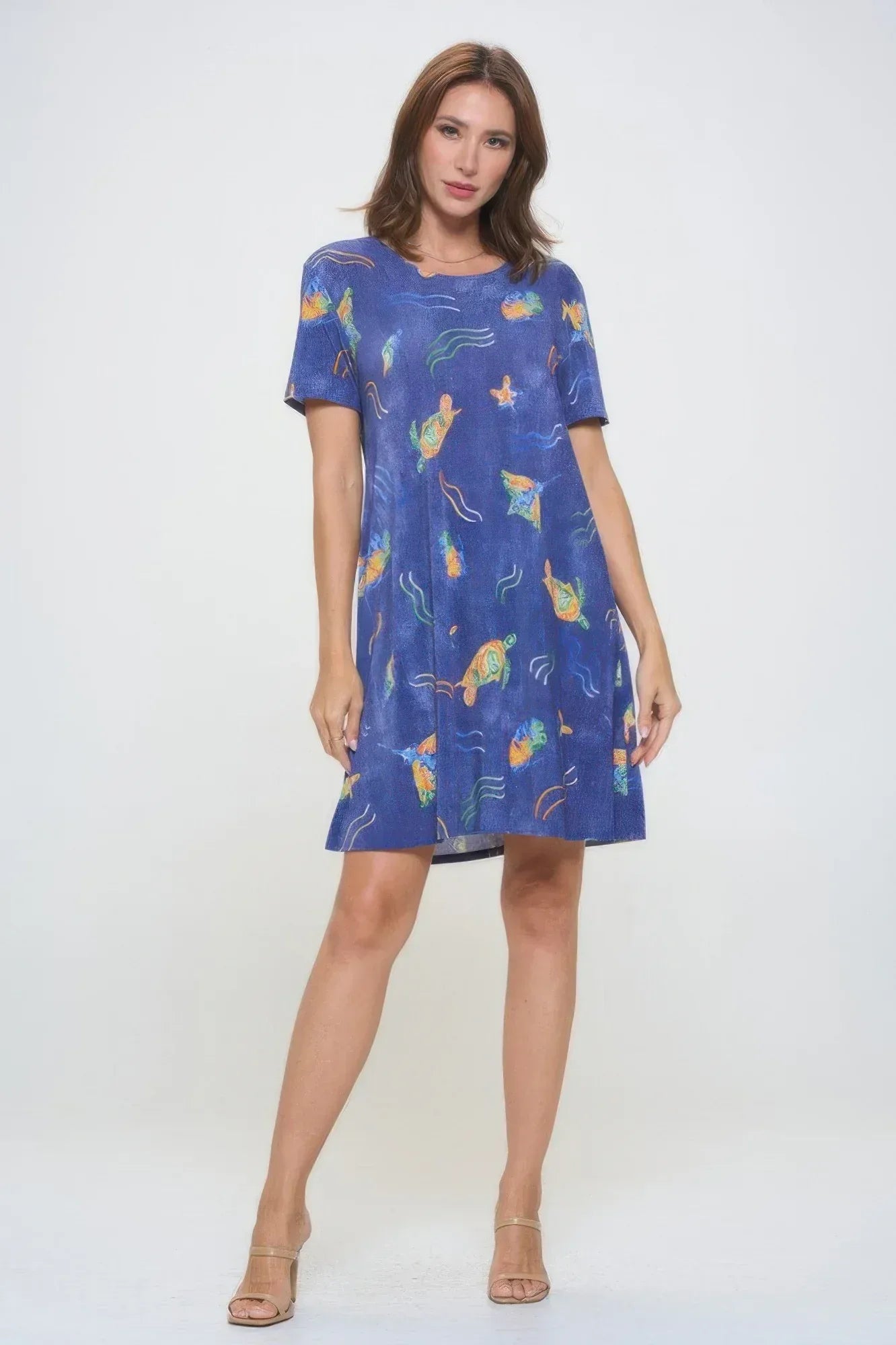 Short-sleeved Knee-length Dress | Mixtshop LLC
