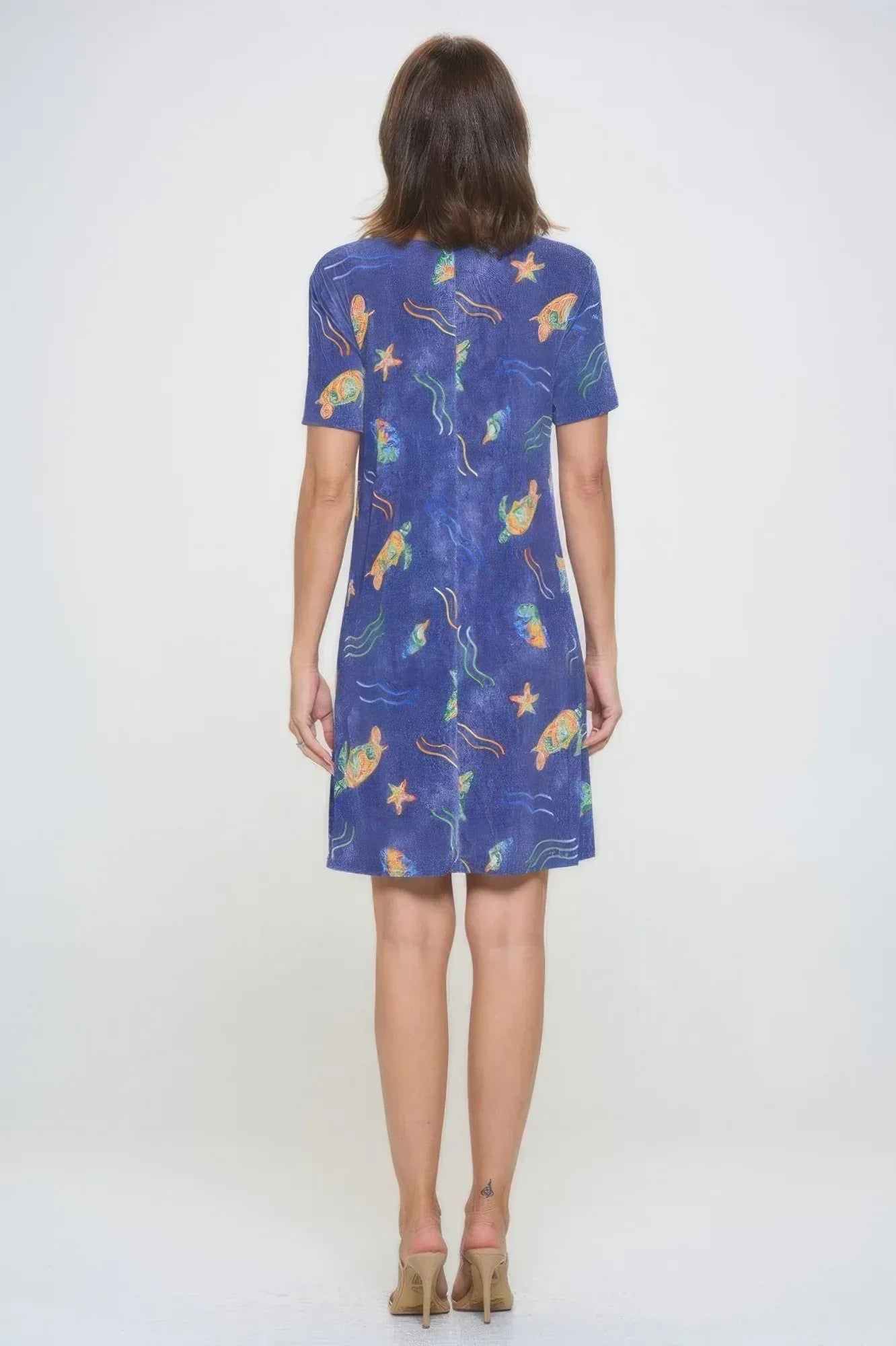 Short-sleeved Knee-length Dress | Mixtshop LLC
