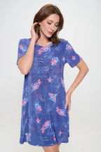 Short-sleeved Knee-length Dress | Mixtshop LLC