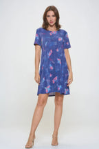 Short-sleeved Knee-length Dress | Mixtshop LLC
