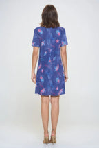 Short-sleeved Knee-length Dress | Mixtshop LLC