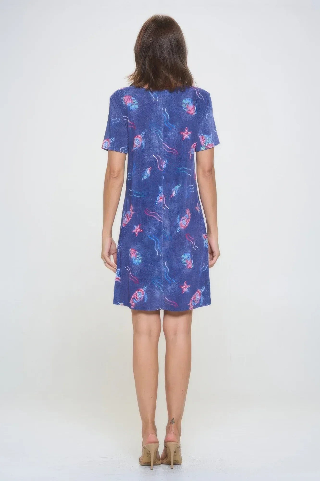 Short-sleeved Knee-length Dress | Mixtshop LLC