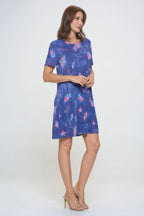 Short-sleeved Knee-length Dress | Mixtshop LLC