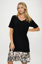 Hit Half Sleeve Contrast Dress | Mixtshop LLC
