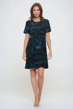 Short-sleeved Knee-length Dress | Mixtshop LLC
