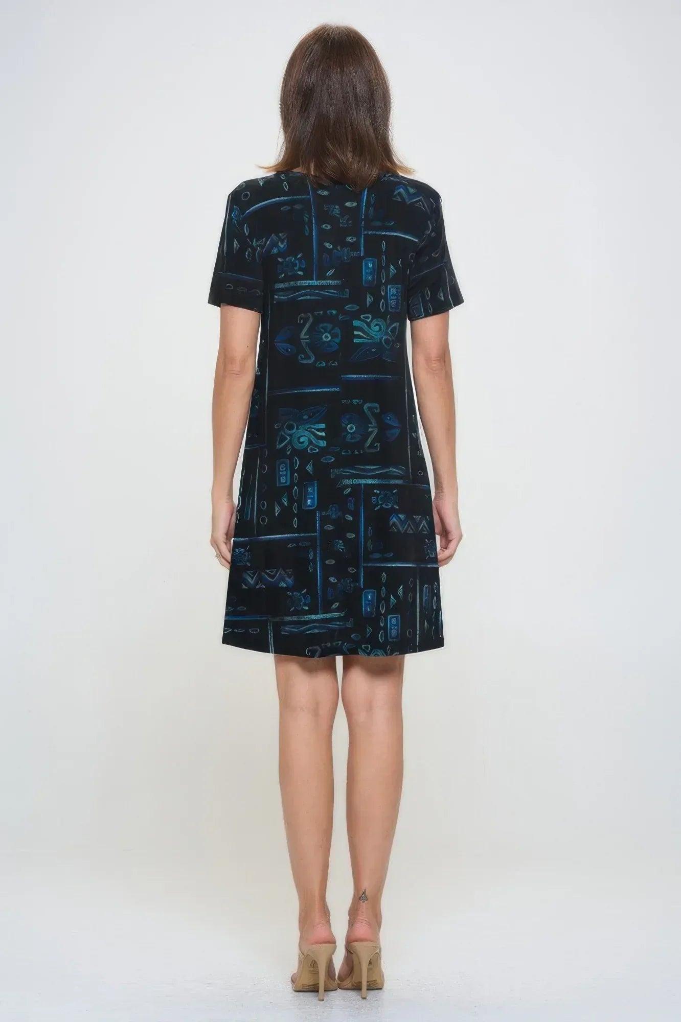 Short-sleeved Knee-length Dress | Mixtshop LLC