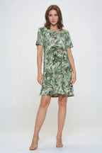 Short-sleeved Knee-length Dress | Mixtshop LLC