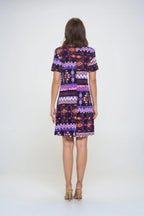 Short-sleeved Knee-length Dress | Mixtshop LLC