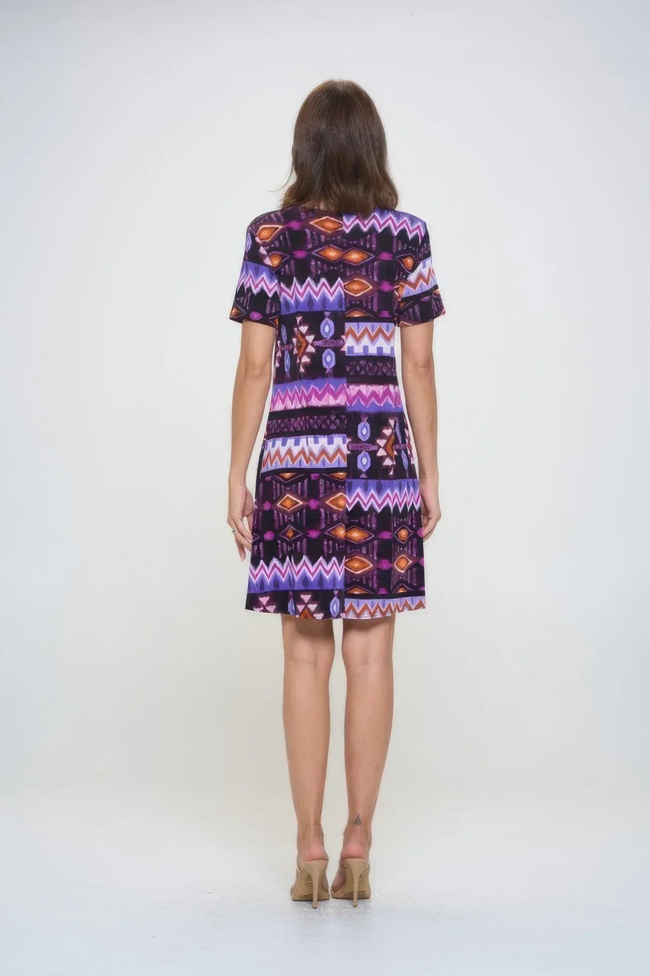 Short-sleeved Knee-length Dress | Mixtshop LLC