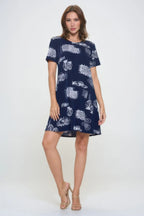 Short-sleeved Knee-length Dress | Mixtshop LLC