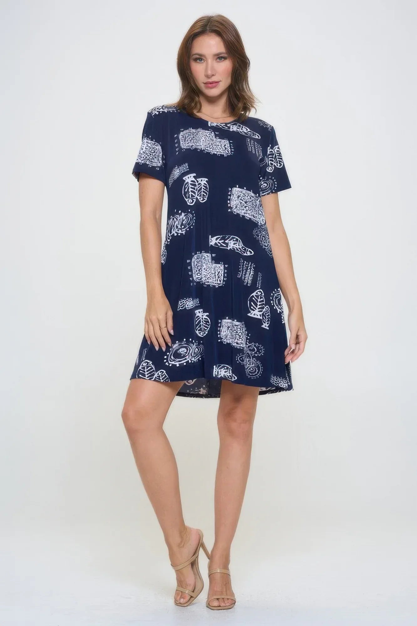 Short-sleeved Knee-length Dress | Mixtshop LLC