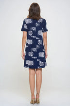 Short-sleeved Knee-length Dress | Mixtshop LLC