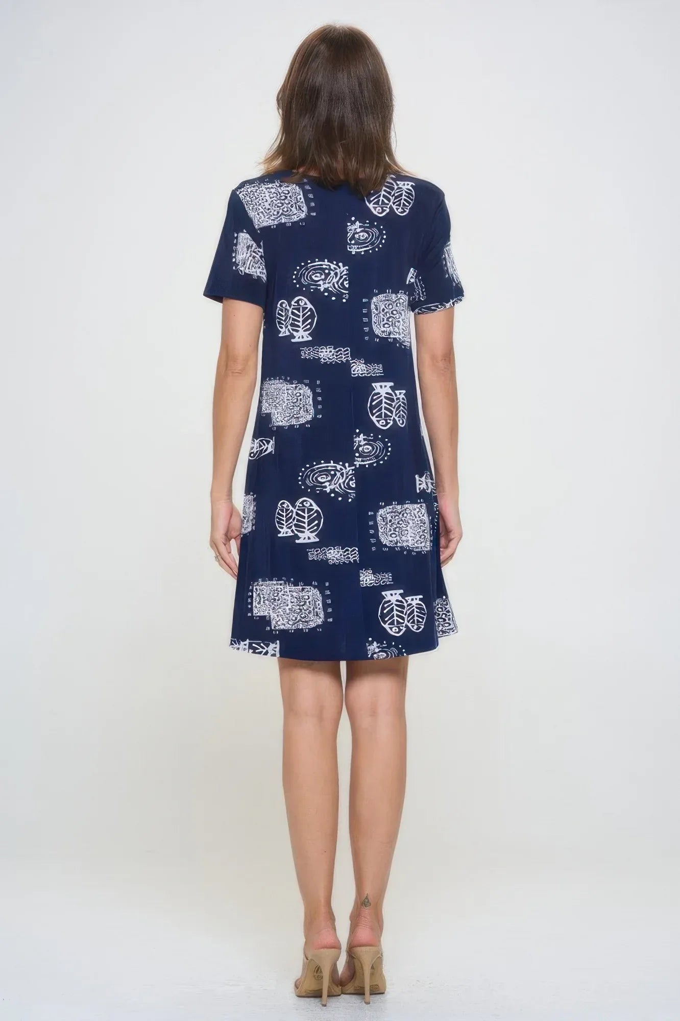 Short-sleeved Knee-length Dress | Mixtshop LLC