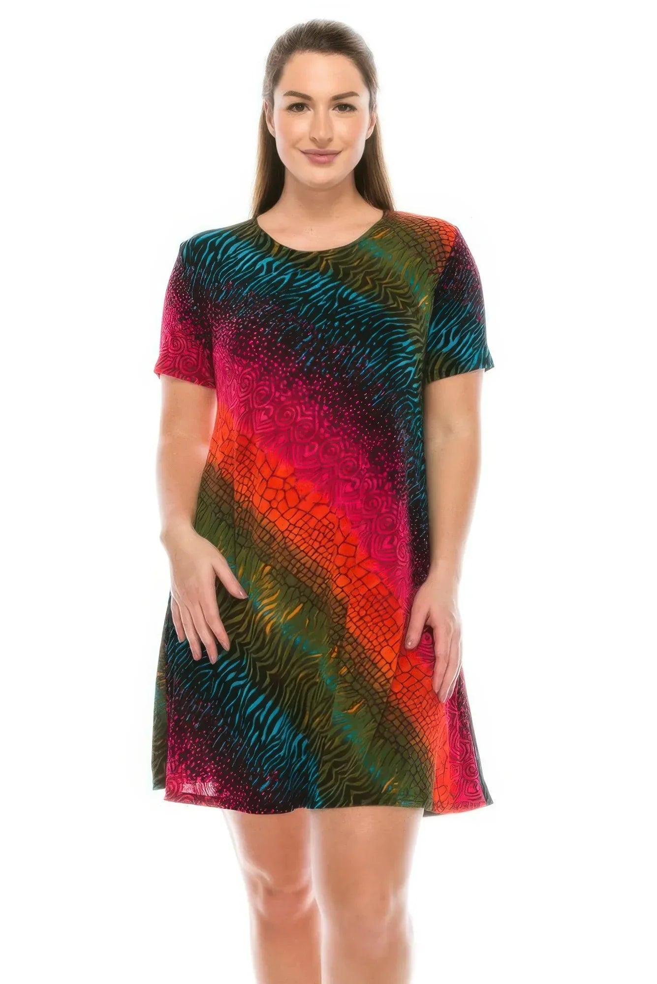Short-sleeved Knee-length Dress | Mixtshop LLC