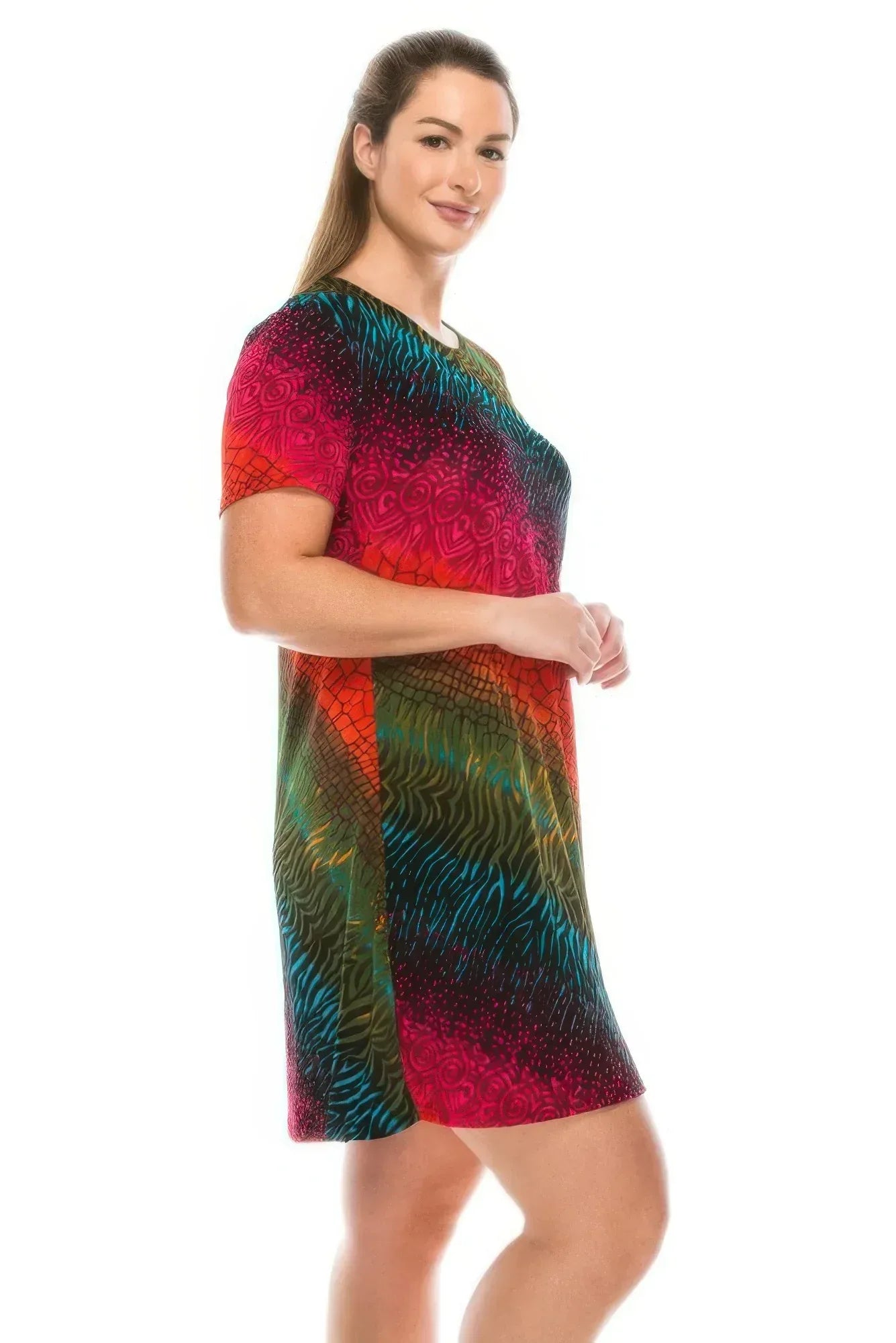 Short-sleeved Knee-length Dress | Mixtshop LLC