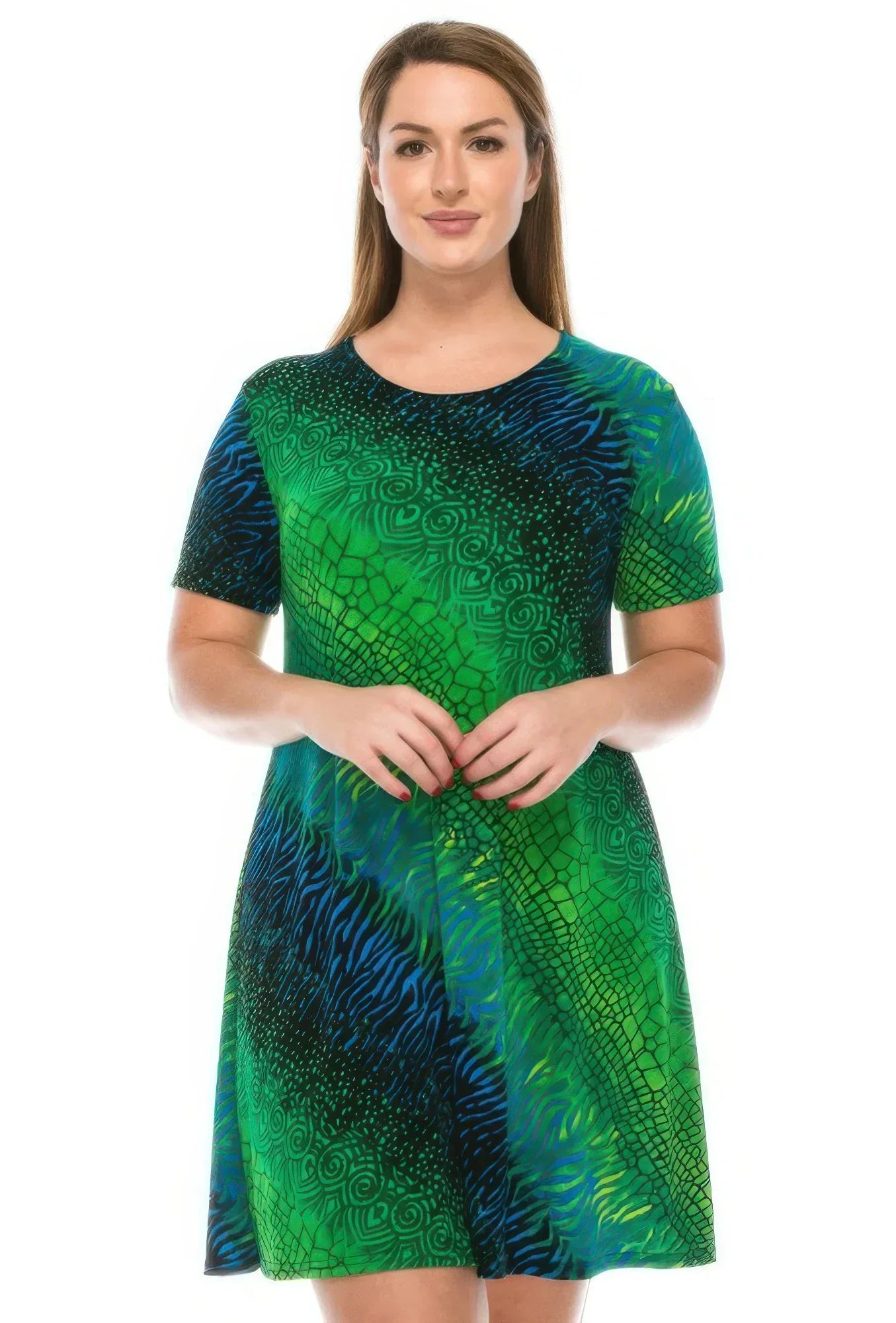 Short-sleeved Knee-length Dress | Mixtshop LLC