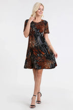 Short-sleeved Knee-length Dress | Mixtshop LLC