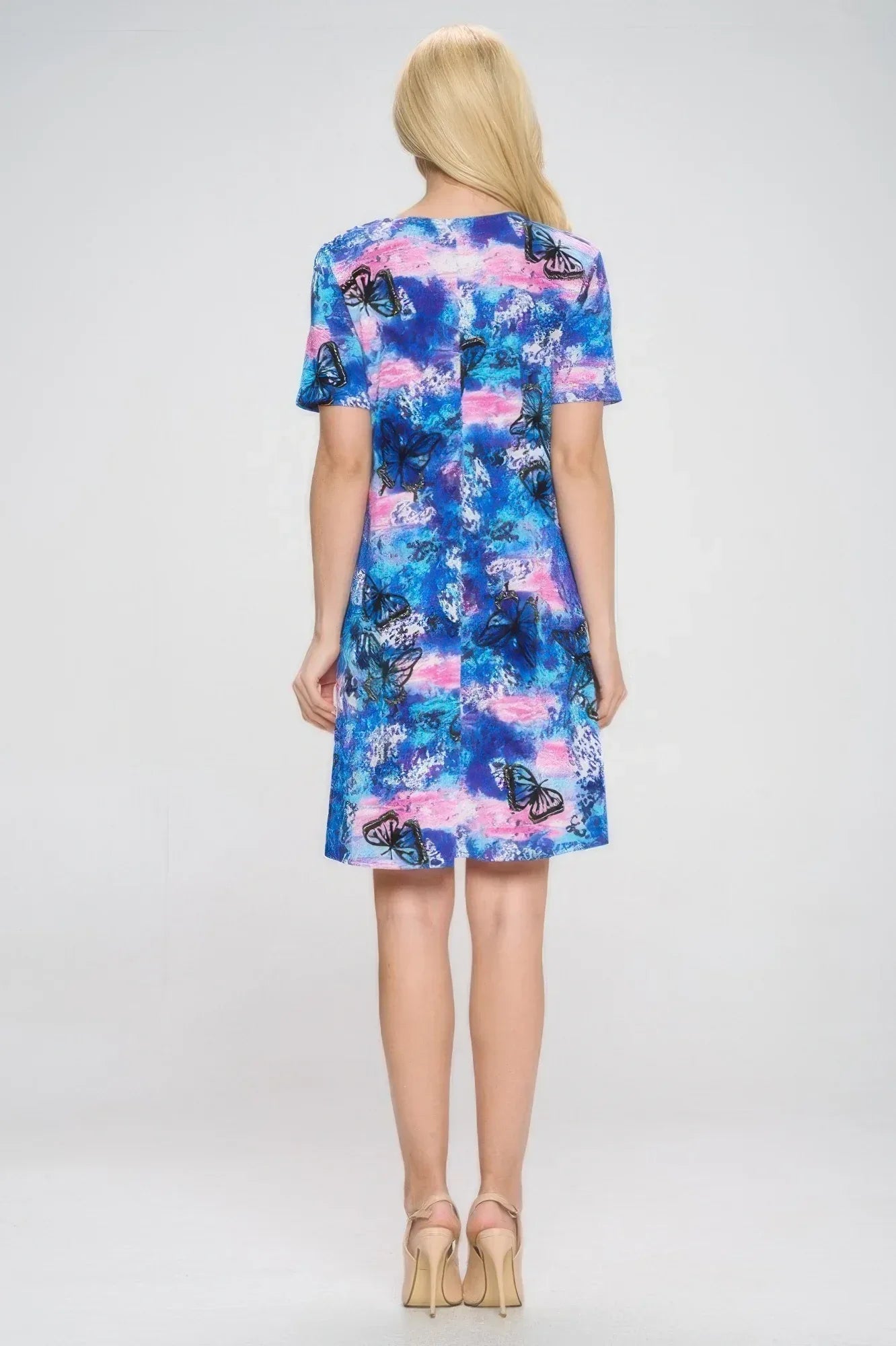 Short-sleeved Knee-length Dress | Mixtshop LLC