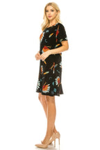 Short-sleeved Knee-length Dress | Mixtshop LLC