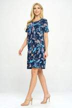 Short-sleeved Knee-length Dress | Mixtshop LLC