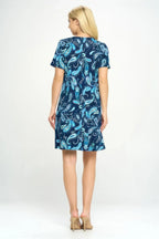 Short-sleeved Knee-length Dress | Mixtshop LLC