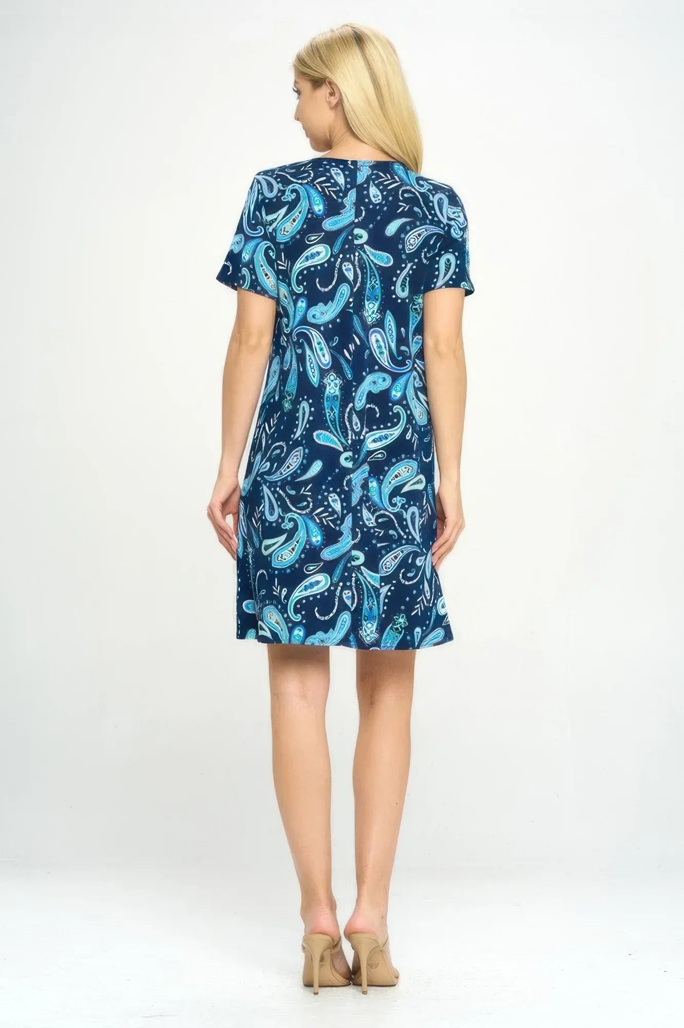 Short-sleeved Knee-length Dress | Mixtshop LLC