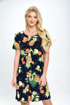 Short-sleeved Knee-length Dress | Mixtshop LLC