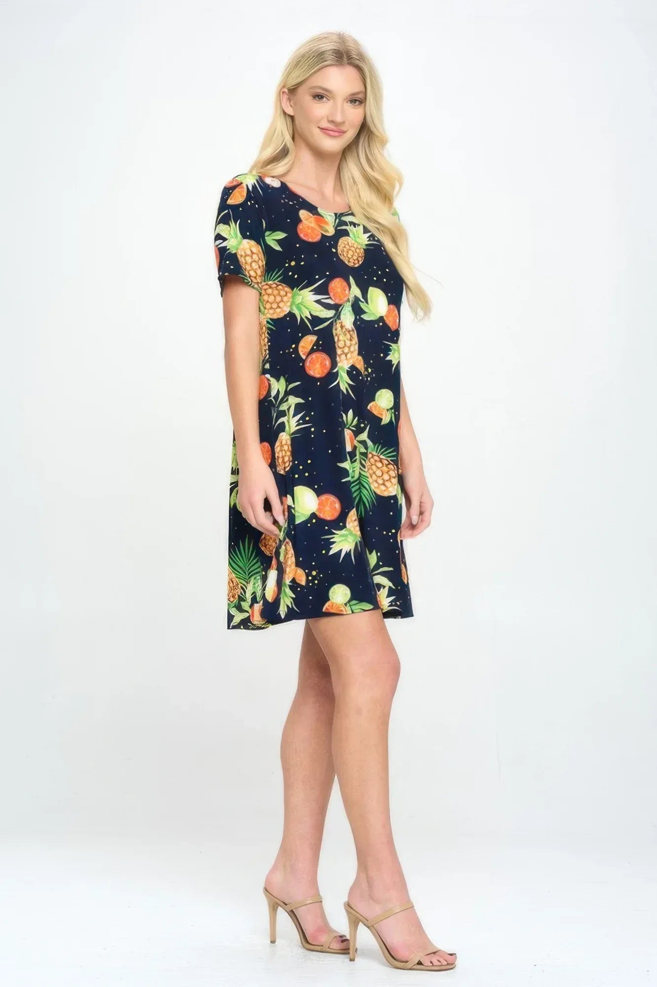 Short-sleeved Knee-length Dress | Mixtshop LLC