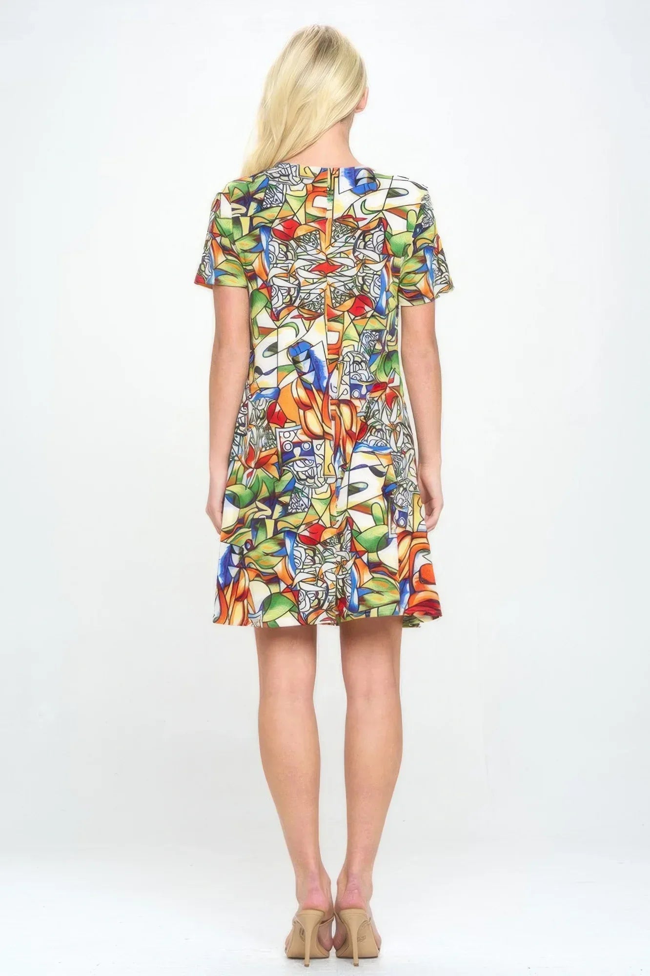 Short-sleeved Knee-length Dress | Mixtshop LLC