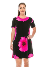 Short-sleeved Knee-length Dress | Mixtshop LLC