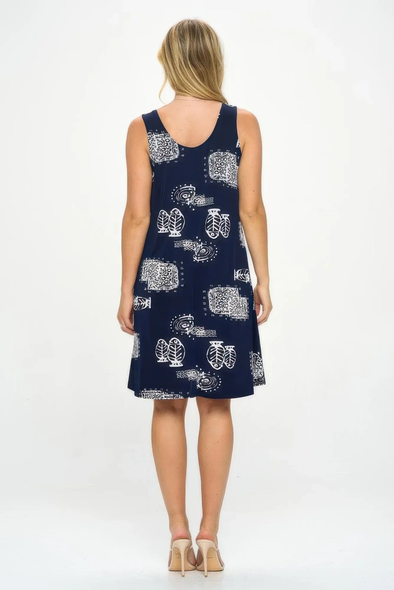 Plus Size Bns Print Missy Tank Dress Secondary image