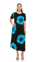 Plus Size Bns Print Long Dress | Mixtshop LLC