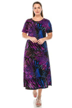 Plus Size Bns Print Long Dress | Mixtshop LLC