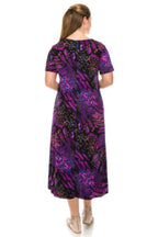 Plus Size Bns Print Long Dress | Mixtshop LLC