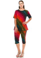 Matching Capri Pant Set In Plus Size | Mixtshop LLC