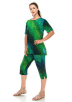 Matching Capri Pant Set In Plus Size | Mixtshop LLC