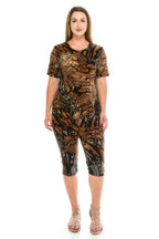 Matching Capri Pant Set In Plus Size | Mixtshop LLC