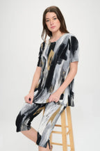 Matching Capri Pant Set In Plus Size | Mixtshop LLC