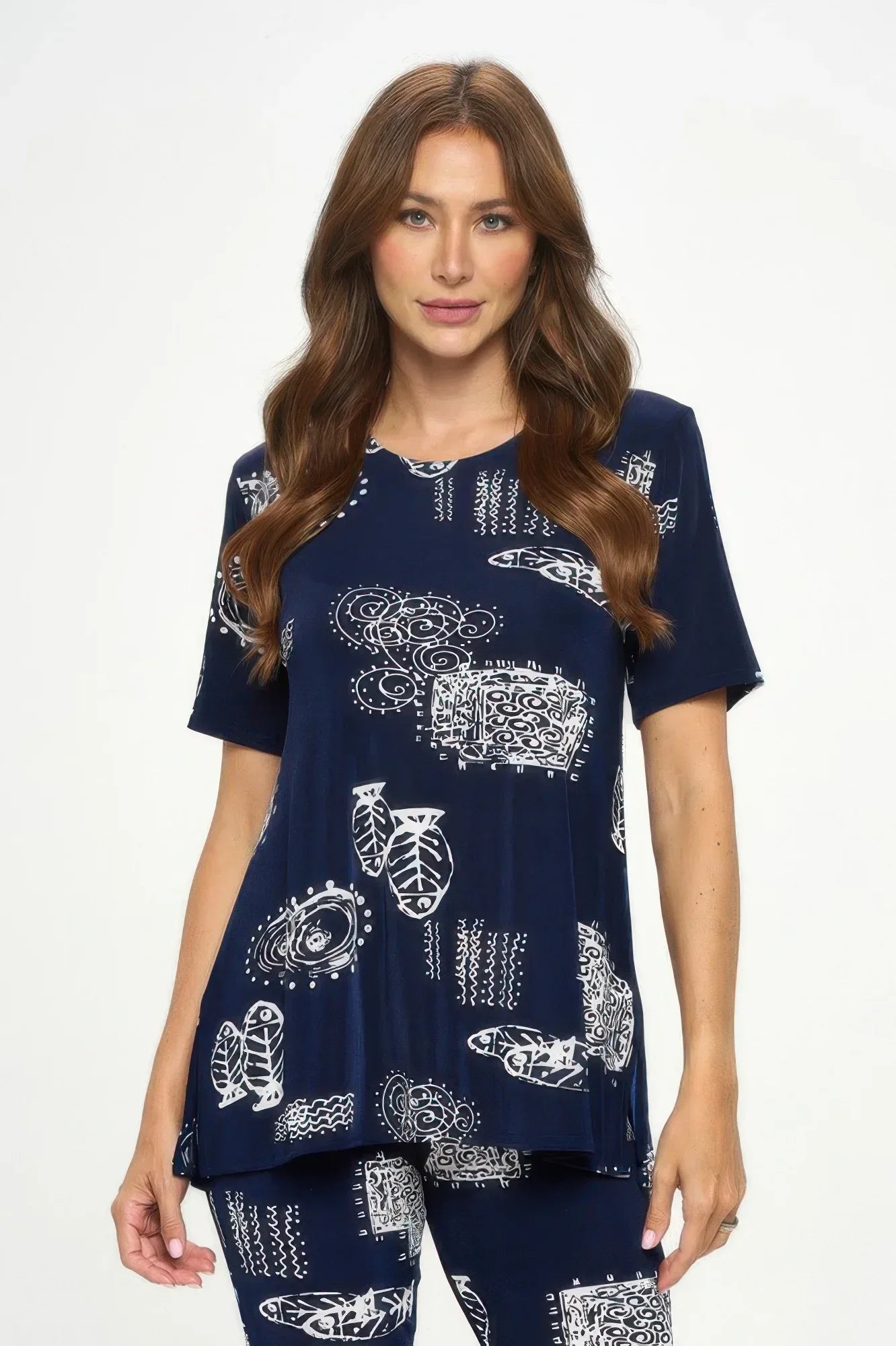 Plus Size Matching Capri Pant Set In Plus Size | Mixtshop LLC