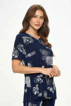 Plus Size Matching Capri Pant Set In Plus Size | Mixtshop LLC