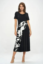 Bns Contrast Maxi Dress | Mixtshop LLC